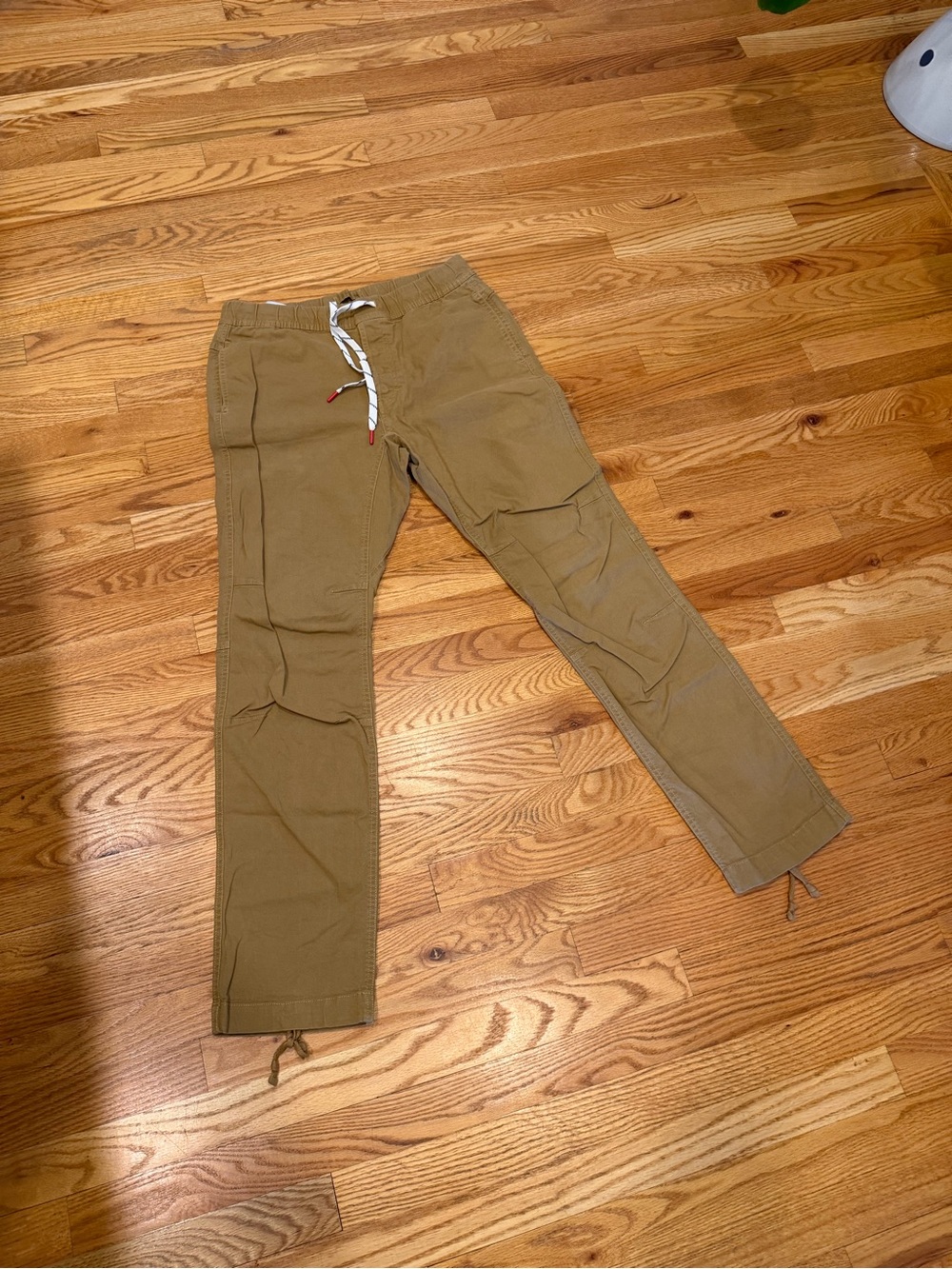 Topo Designs Tan Cargo Drawstring Pants